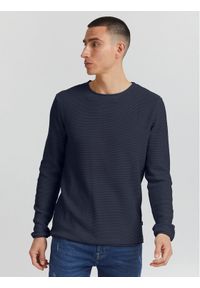 !SOLID - Solid Sweter 21104152 Granatowy Regular Fit. Kolor: niebieski. Materiał: bawełna #1