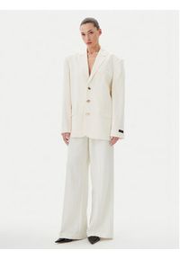 Herskind Marynarka 5508519(G) Biały Regular Fit. Kolor: biały. Materiał: syntetyk