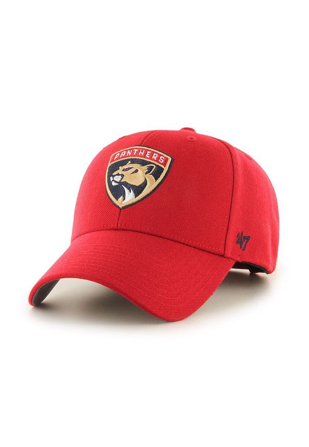 47 Brand - 47brand - Czapka z daszkiem NHL Florida Panthers. Kolor: czerwony