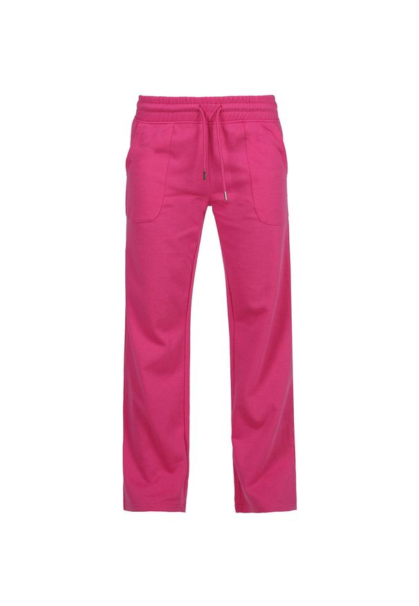 WE THE PEOPLE - Elegancka sukienka Fuchsia od Lea - Komfort i Styl. Kolor: różowy. Materiał: poliester, bawełna. Długość: długie