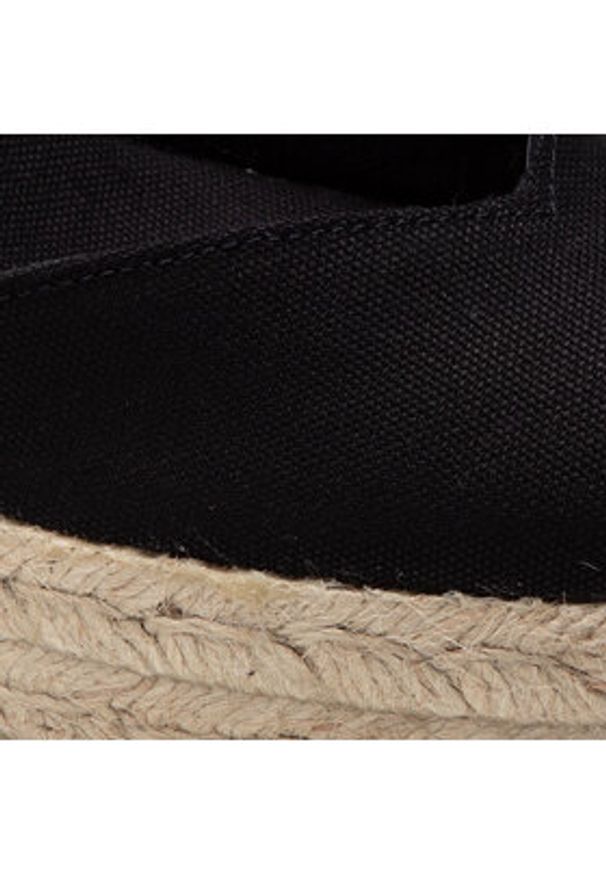 Castañer Espadryle Chiara/8ED/001 020992-100 Czarny. Kolor: czarny. Materiał: materiał