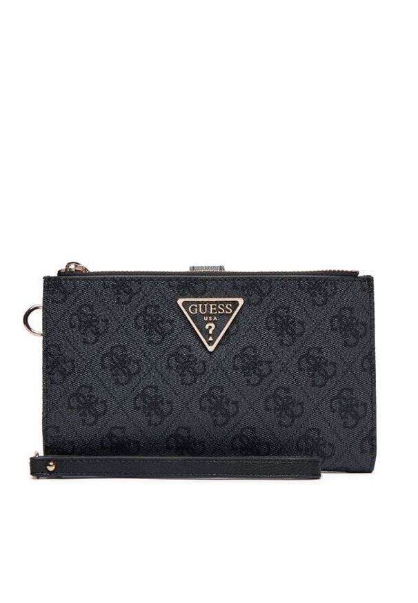Guess Duży Portfel Damski Laurel II Slg SWSG74 59157 Szary. Kolor: szary. Materiał: skóra