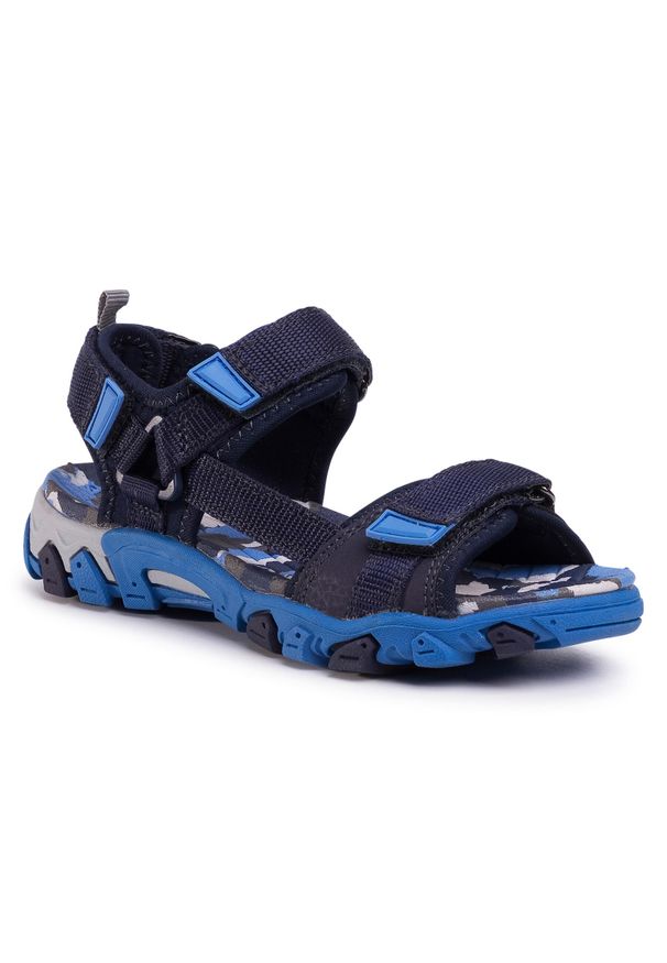 Sandały Superfit 0-600101-8000 S Blau/Blau. Kolor: niebieski. Materiał: materiał