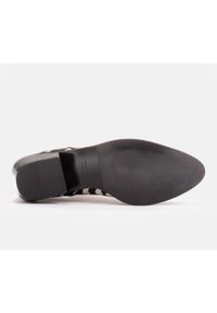 Marco Shoes Botki z naturalnej skóry z wycięciem 1954B-1249-1 beżowy. Kolor: beżowy. Materiał: skóra. Sezon: wiosna #5