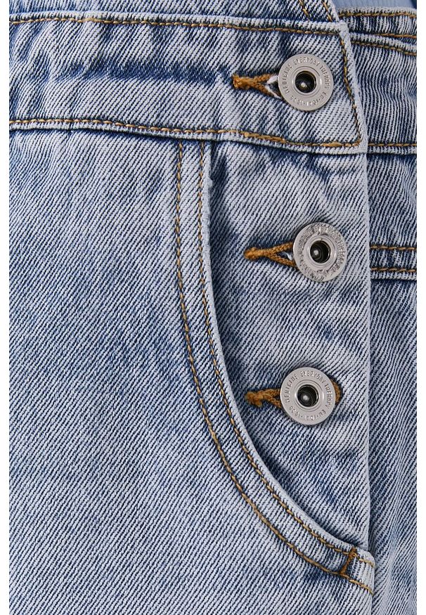 medicine - Medicine - Ogrodniczki Denim. Okazja: na co dzień. Kolor: niebieski. Materiał: denim. Styl: casual