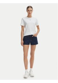 Calvin Klein Jeans Szorty jeansowe LV047F768G Granatowy Slim Fit. Kolor: niebieski. Materiał: bawełna #2