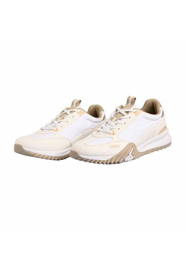 Sneakers Kappa Authentic Arklow. Kolor: beżowy, biały, wielokolorowy