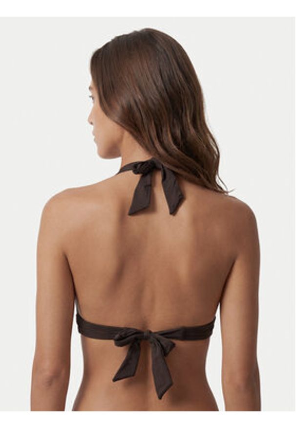 MICHAEL Michael Kors Góra od bikini MM7M275 Brązowy. Kolor: brązowy. Materiał: syntetyk