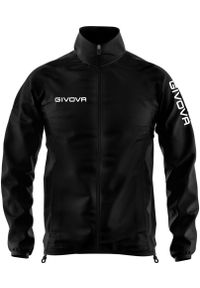 Kurtka Sportowa Givova Windproof Czarna 3XS - Lekka i Oddychająca. Kolor: czarny. Materiał: nylon. Styl: sportowy