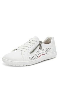 Rieker Sneakersy 52824-80 Biały. Kolor: biały. Materiał: skóra #6