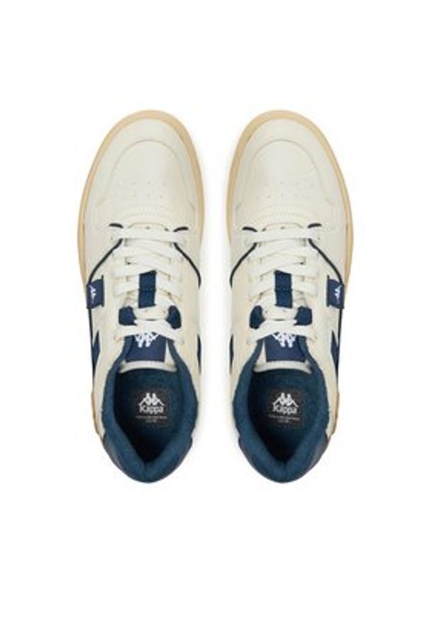 Kappa Sneakersy Authentic Kai 1 371I6KW Écru. Materiał: skóra