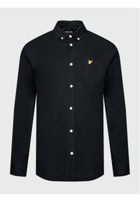 Lyle & Scott Koszula Oxford LW1302VOG Czarny Regular Fit. Kolor: czarny. Materiał: bawełna