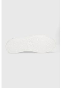 Calvin Klein Jeans sneakersy BOLD VULC FLATF LACEUP LTH WN kolor biały YW0YW01144. Zapięcie: sznurówki. Kolor: biały. Materiał: guma #5