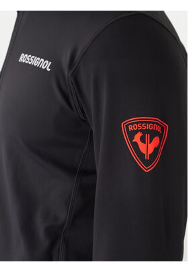 Rossignol Bluza techniczna Hero RLOML01 Czarny Slim Fit. Kolor: czarny. Materiał: syntetyk