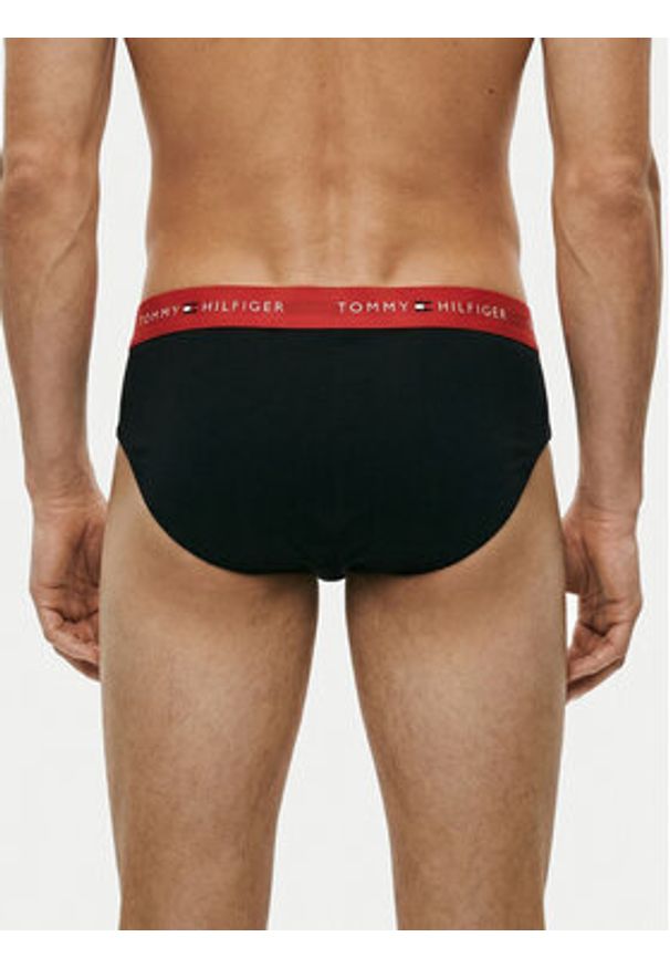 TOMMY HILFIGER - Tommy Hilfiger Komplet slipów UM0UM03876 Czarny. Kolor: czarny. Materiał: bawełna