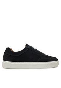 Calvin Klein Sneakersy Lace Up Suede HM0HM01792 Czarny. Kolor: czarny. Materiał: skóra, zamsz