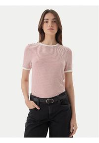 only - ONLY T-Shirt Tine 15315406 Czerwony Regular Fit. Kolor: czerwony. Materiał: wiskoza #1