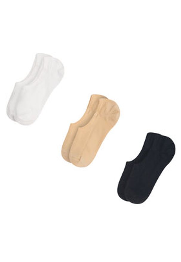 Jenny Fairy Zestaw 3 par stopek damskich 4WB-003-AW23 (3-pack) Kolorowy. Materiał: syntetyk. Wzór: kolorowy