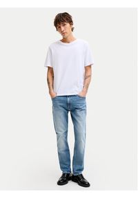 Jack & Jones Jeansy Clark Vintage 12278238 Niebieski Skinny Fit. Kolor: niebieski. Styl: vintage #7