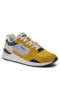 Pepe Jeans Sneakersy X20 Free PMS60010 Żółty. Kolor: żółty. Materiał: skóra #4
