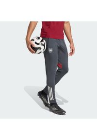 Adidas - Spodnie treningowe Arsenal Tiro 25 Competition. Kolor: czerwony, brązowy, wielokolorowy, szary. Materiał: dresówka. Sport: fitness, piłka nożna