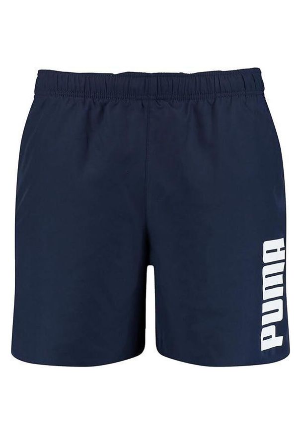 Puma - PUMA męskie kąpielówki Swim Short Mid – granatowe, M. Kolor: zielony
