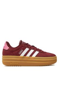 Adidas - adidas Sneakersy VL Court Bold Lifestyle Kids IH4780 Bordowy. Kolor: czerwony