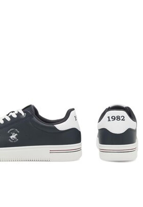Beverly Hills Polo Club Sneakersy V5-6100 Granatowy. Kolor: niebieski. Materiał: skóra
