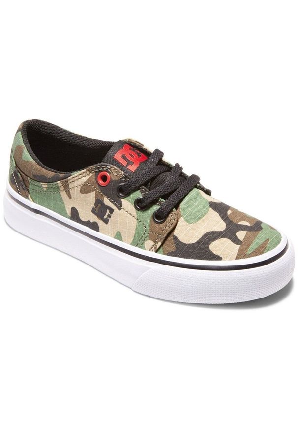 DC Buty sportowe chłopięce TRASE Camo Print. Wzór: nadruk