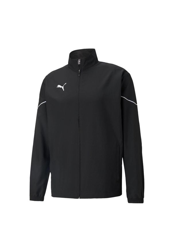 Puma - Męska Kurtka Boczna TeamRISE. Kolor: czarny. Sport: turystyka piesza