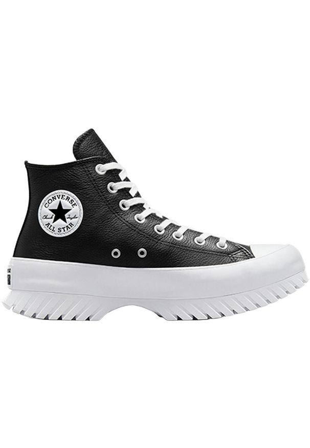 Trampki Converse Chuck Taylor All Star Lugged 2.0 Leather. Kolor: czarny. Materiał: materiał