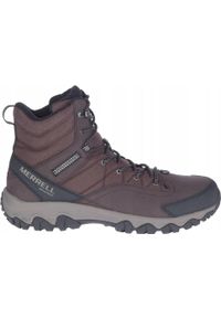 Merrell - Buty trekkingowe dla mężczyzn Merrel Akita Mid WP. Kolor: brązowy