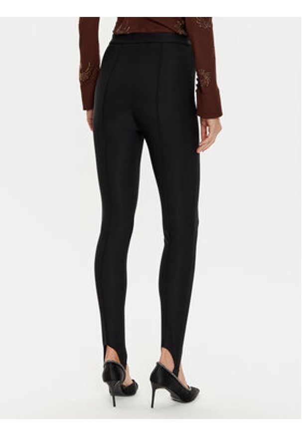 Pinko - PINKO Spodnie materiałowe 104382 A27Z Czarny Regular Fit. Kolor: czarny. Materiał: wiskoza