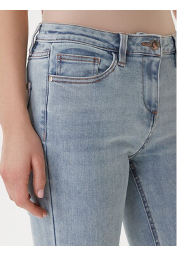 Morgan Jeansy 221-PDROIT Niebieski Slim Fit. Kolor: niebieski