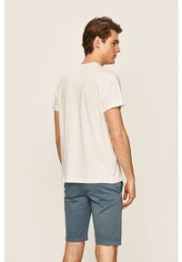 Pepe Jeans - T-shirt Eggo. Kolor: biały. Materiał: dzianina. Wzór: nadruk #4