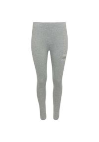 Decathlon - Damskie Legginsy Bemberg Szary Melanż - Oddychające i Elastyczne. Kolor: szary. Materiał: elastan, bawełna. Wzór: melanż