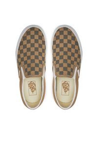 Vans Tenisówki Classic Slip On VN0A2Z41DFM1 Beżowy. Zapięcie: bez zapięcia. Kolor: beżowy. Materiał: materiał
