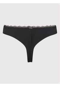 Calvin Klein Underwear Stringi 000QF6397E Czarny. Kolor: czarny. Materiał: syntetyk #4
