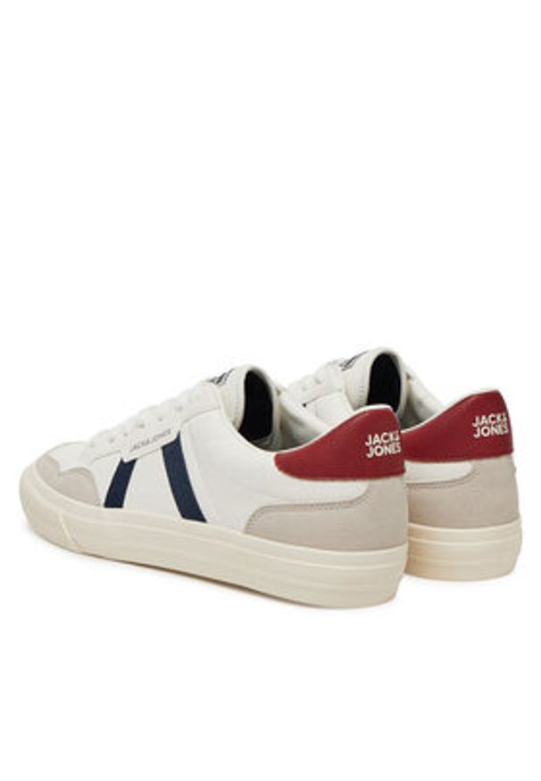 Jack & Jones - Jack&Jones Sneakersy Morden 12215496 Biały. Kolor: biały. Materiał: skóra