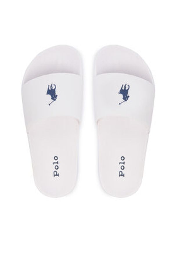 Polo Ralph Lauren Klapki RL04261101 Biały. Kolor: biały. Materiał: syntetyk
