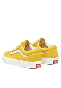 Vans Tenisówki Old Skool VN000D7ZGRV1 Żółty. Kolor: żółty. Materiał: skóra, zamsz #4