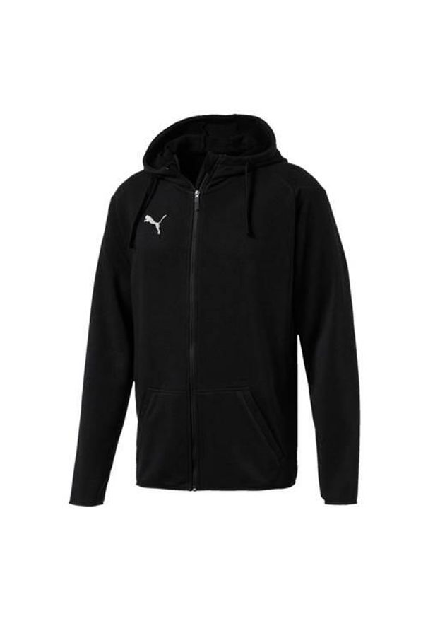 Bluza sportowa męska Puma Liga Casuals Hoody. Typ kołnierza: kaptur. Kolor: czarny. Materiał: bawełna, poliester. Sport: piłka nożna