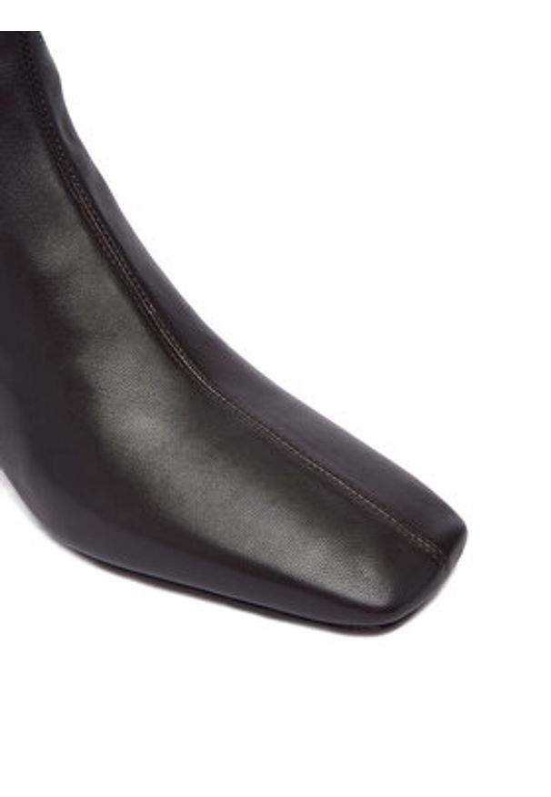 Tory Burch Botki 179613 Brązowy. Kolor: brązowy. Materiał: skóra