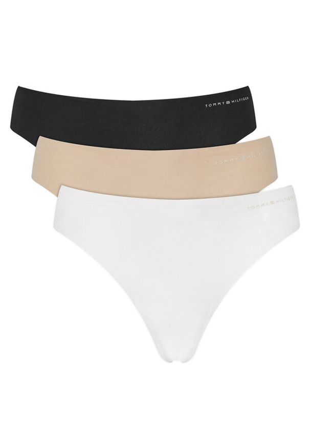 TOMMY HILFIGER - Tommy Hilfiger Komplet stringów UW0UW05959 Kolorowy. Materiał: bawełna. Wzór: kolorowy
