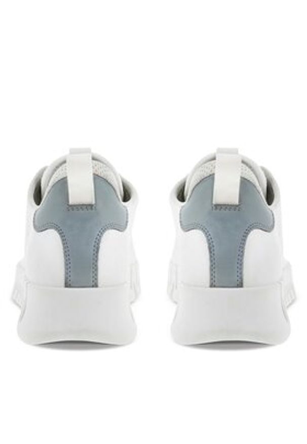 ecco - ECCO Sneakersy GRUUV W 21820360718 Biały. Kolor: biały. Materiał: skóra