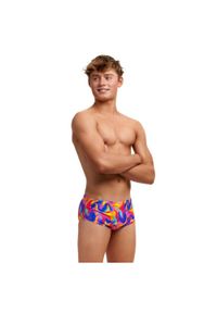 FUNKITA - Kąpielówki chłopięce spodenki bokserki szybkoschnące Funky Trunks Summer Swirl. Kolor: wielokolorowy, czerwony, różowy