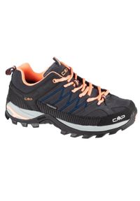 CMP - Buty trekkingowe damskie, Rigel Low WP 3Q13246-65UP. Kolor: wielokolorowy, szary. Materiał: guma, skóra, tkanina, materiał, syntetyk