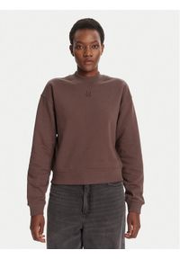 Hugo - HUGO Bluza Daxandria 50527463 Brązowy Relaxed Fit. Kolor: brązowy. Materiał: bawełna #1