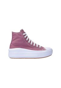 Converse - Buty CONVERSE CHUCK TAYLOR ALL STAR MOVE HI Fioletowy. Okazja: na co dzień. Kolor: różowy. Materiał: tkanina. Model: Converse All Star