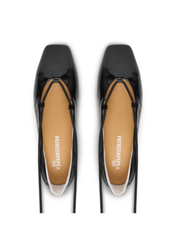 Patrizia Pepe Baleriny 8Z0123/L125-K182 Czarny. Kolor: czarny. Materiał: skóra